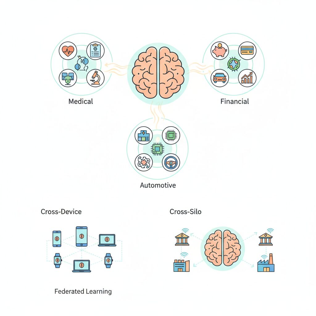 3つの主要分類とクロスデバイス／クロスサイロの違い のイメージ