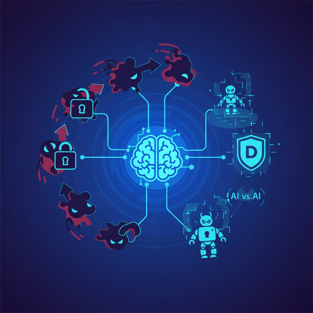 生成AIの普及がもたらした攻撃手法の劇的な進化 のイメージ