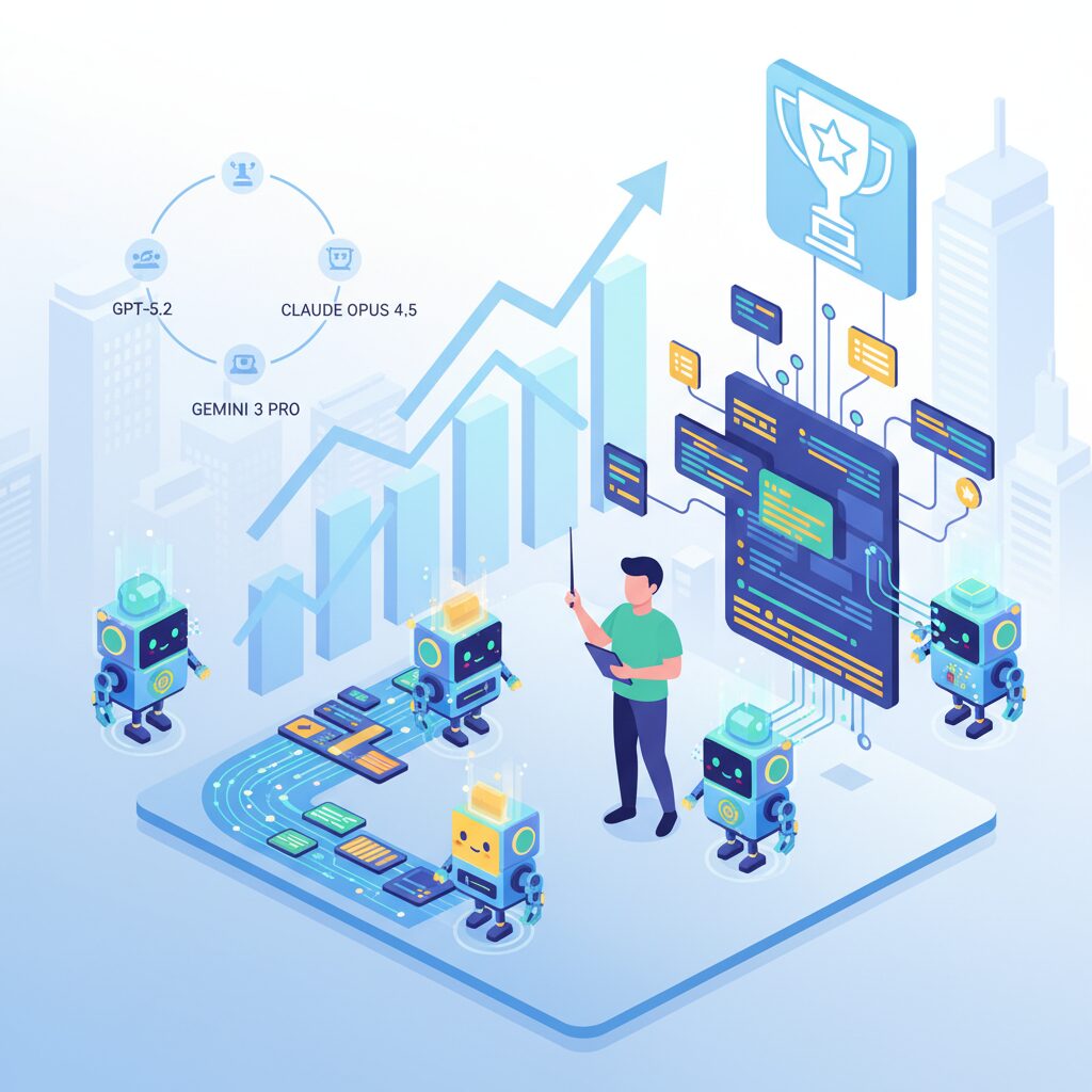 ベンチマークが示す自動プログラミングの到達点 のイメージ