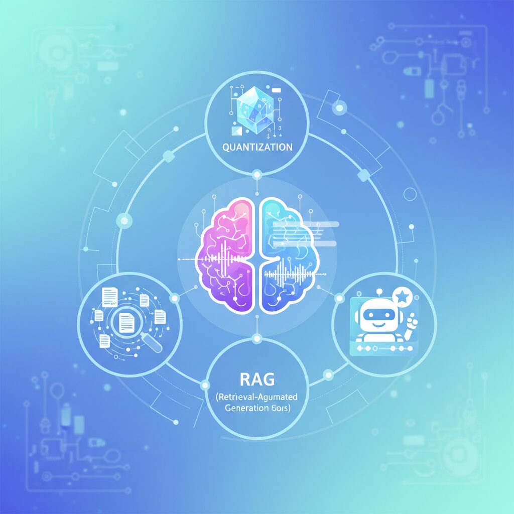 研究開発の最前線：量子化・RAG・強化学習のブレイクスルー のイメージ