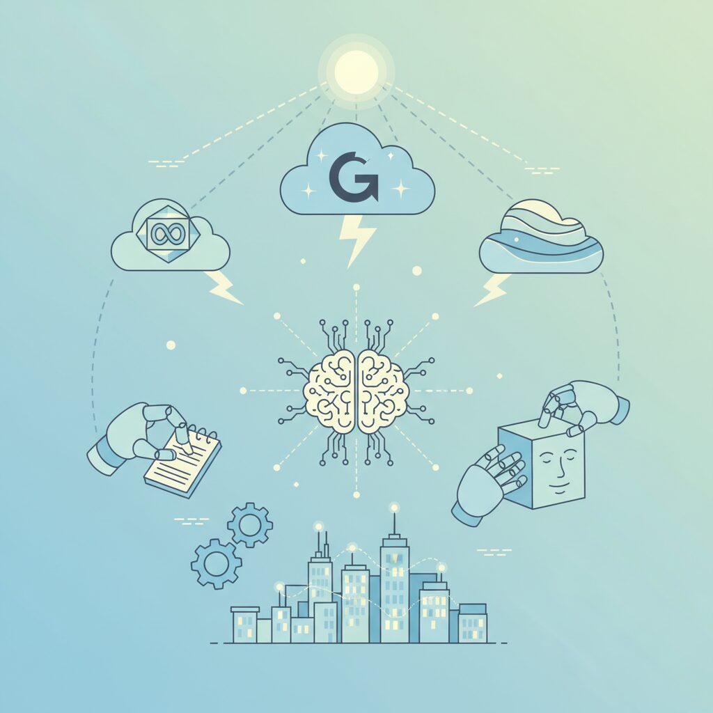 次世代フロンティアモデルの競争：GPT-5・Gemini・Claudeの現在地 のイメージ