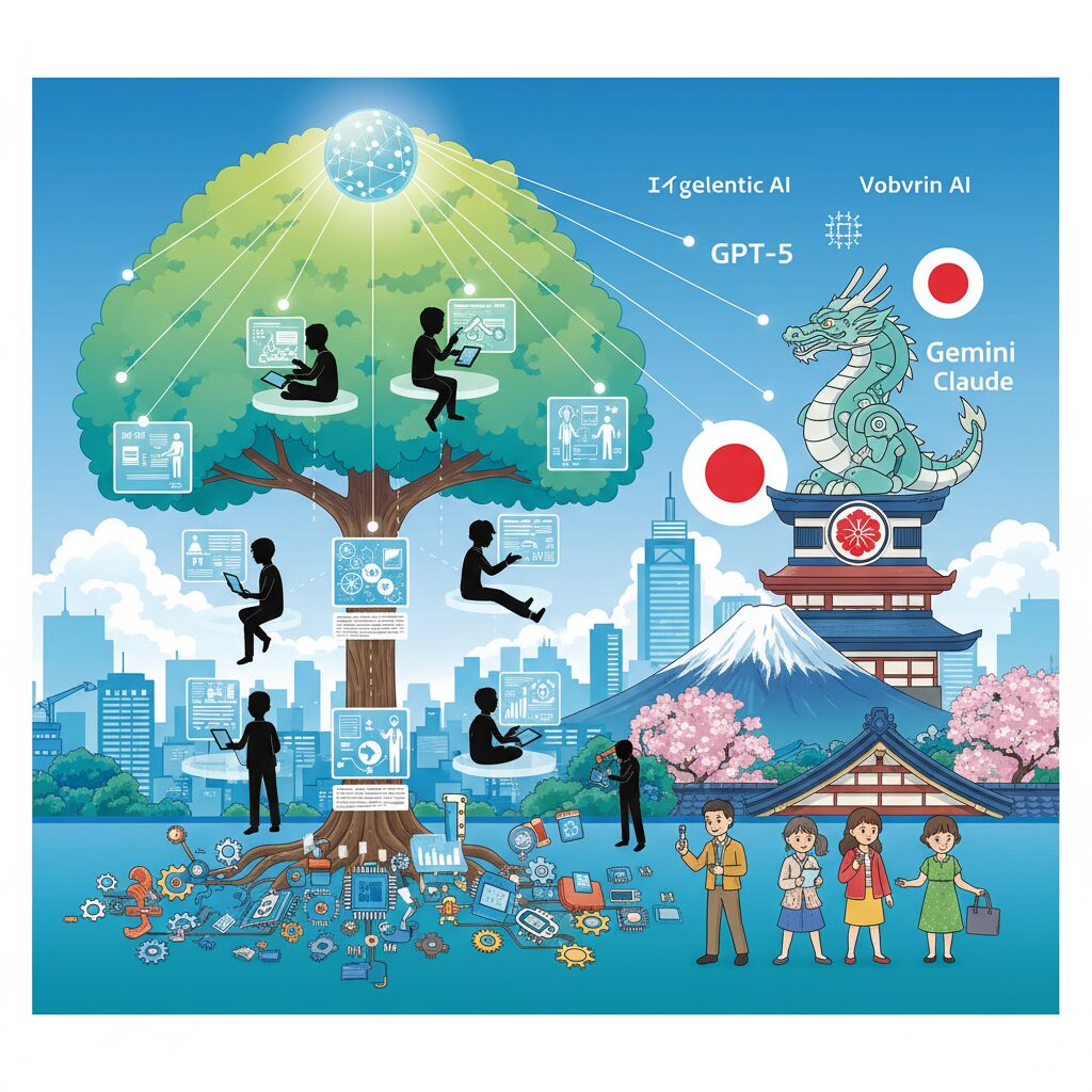 日本のAI戦略：国産LLMとソブリンAIの台頭 のイメージ