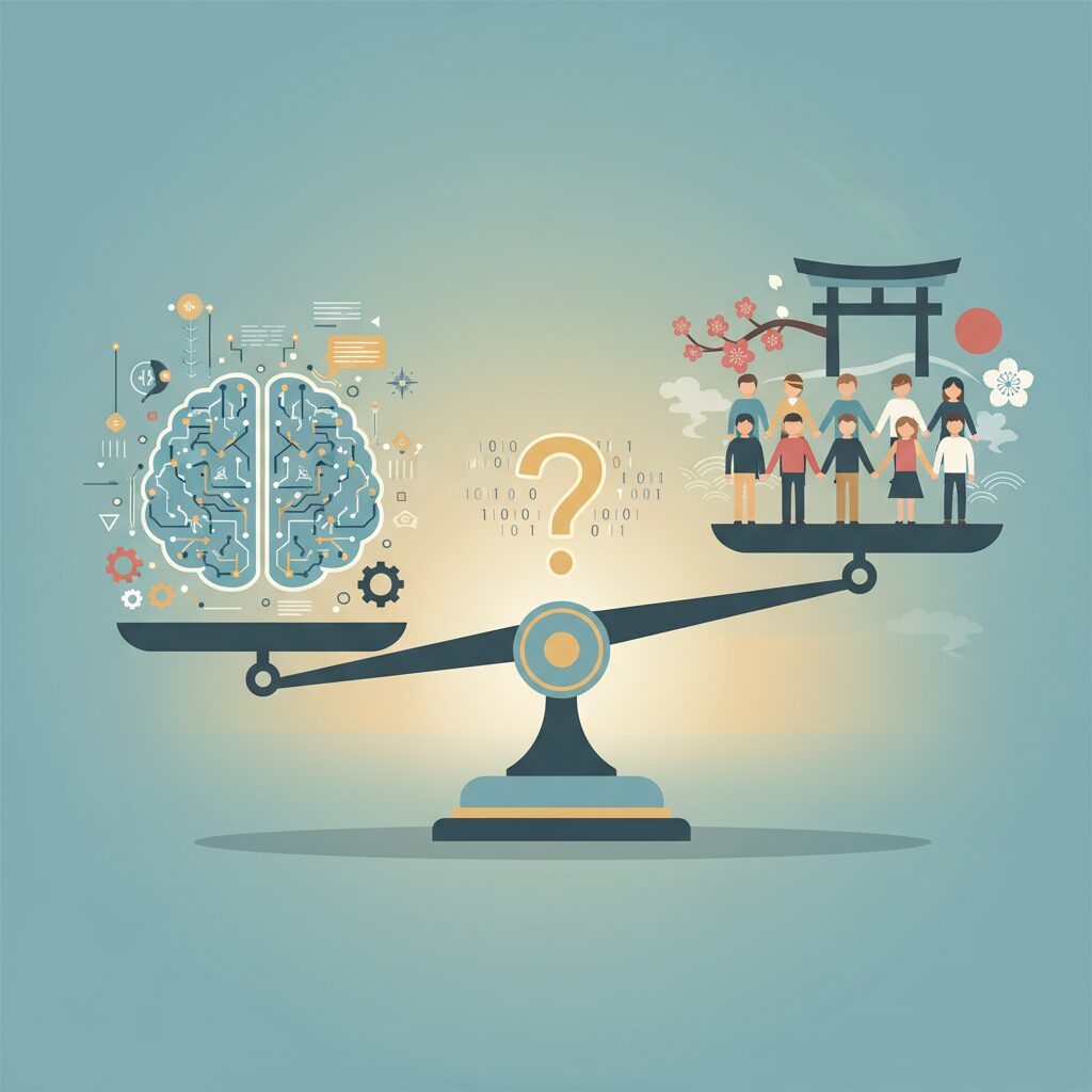 公平性と文化的常識は両立できるのかという技術的ジレンマ のイメージ