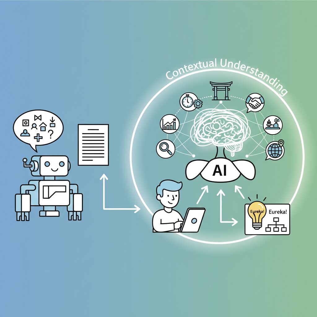 コンテキスト理解とは何か｜従来の生成AIとの決定的な違い のイメージ