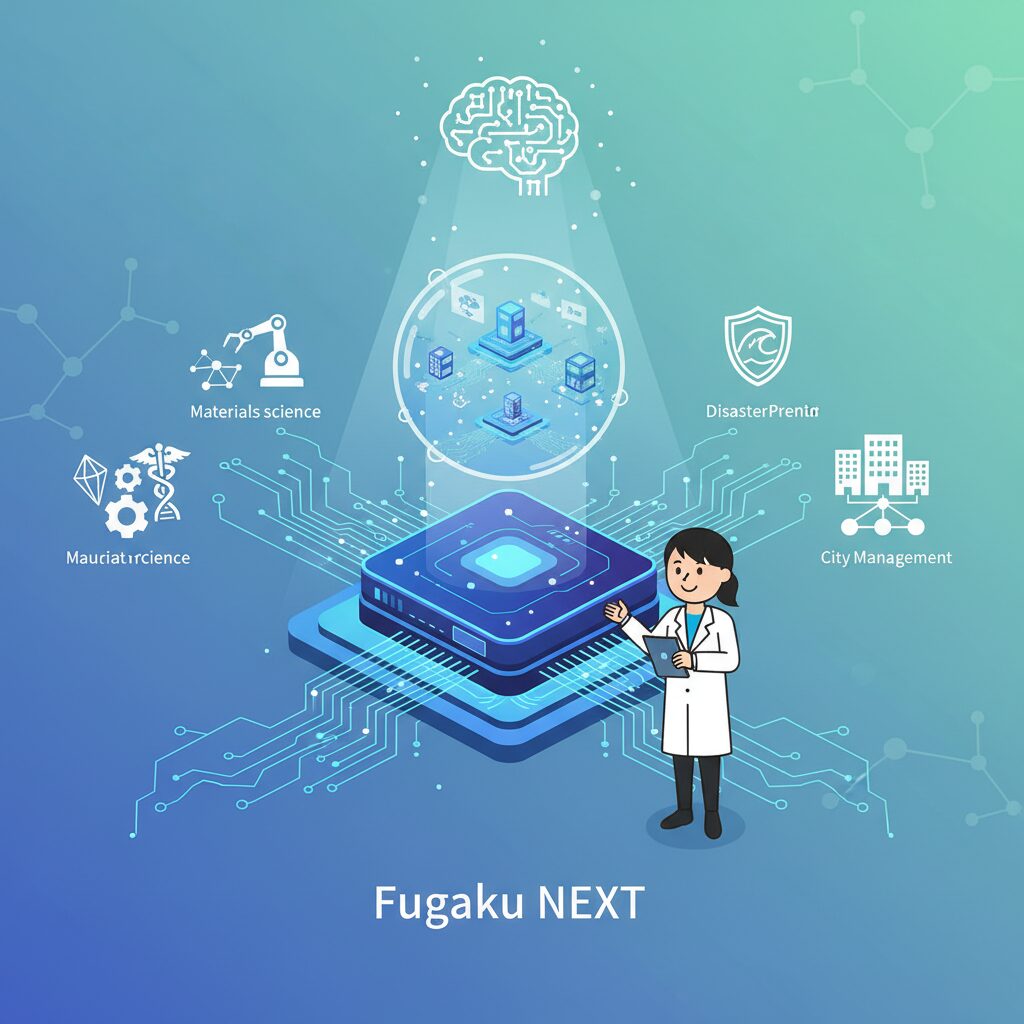 次世代スーパーコンピュータ富岳NEXTが示す計算性能の新基準 のイメージ