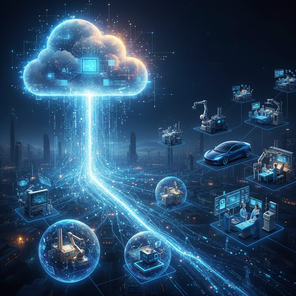 クラウドからエッジへ進む計算アーキテクチャの大転換 のイメージ