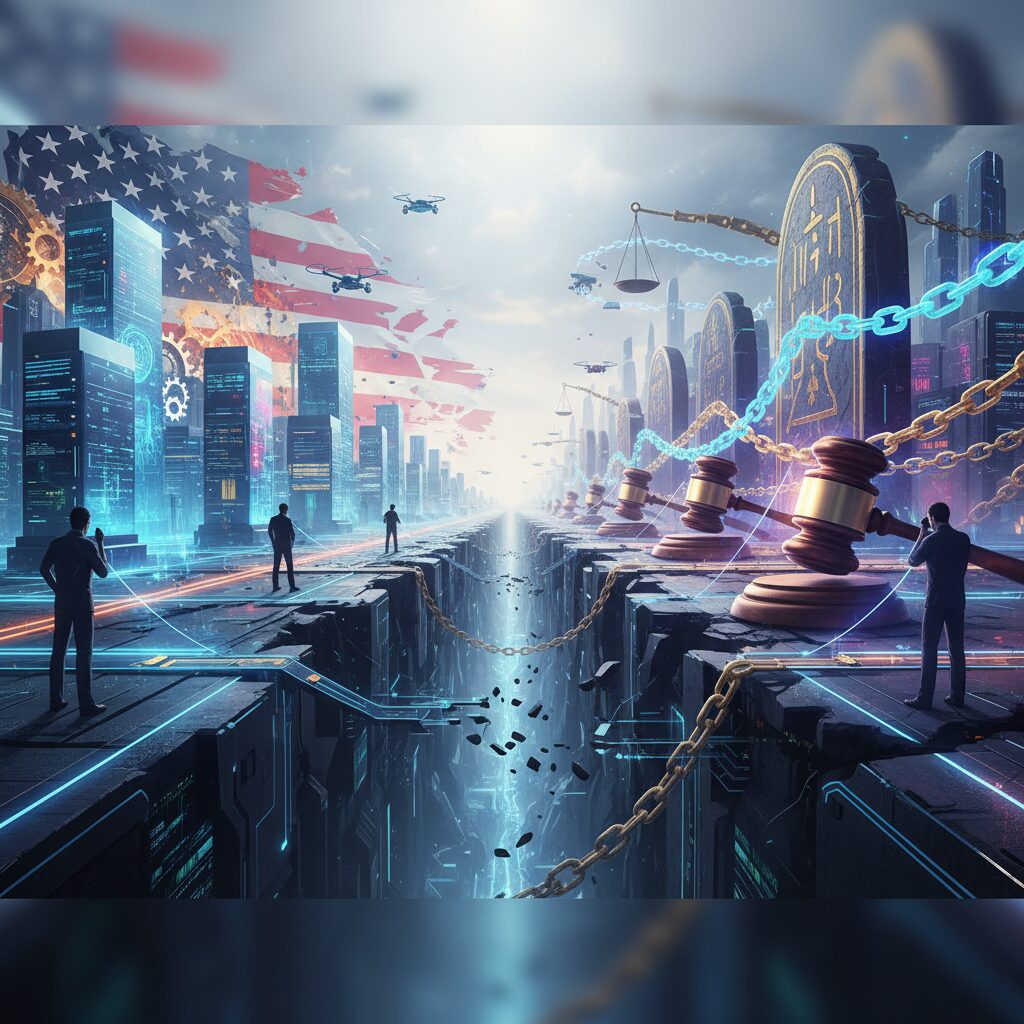 米国におけるイノベーション優先政策と規制の分断 のイメージ