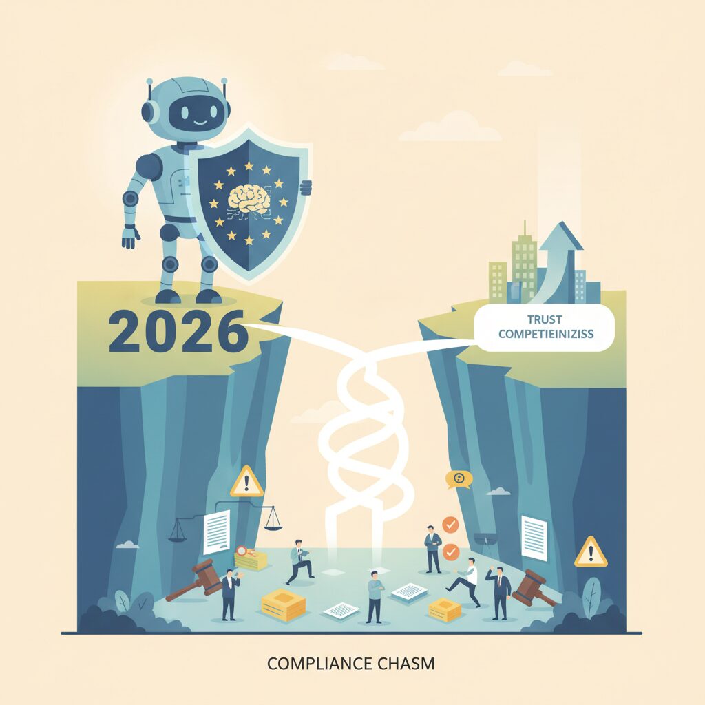 EU AI法がもたらした2026年コンプライアンス・クリフ のイメージ