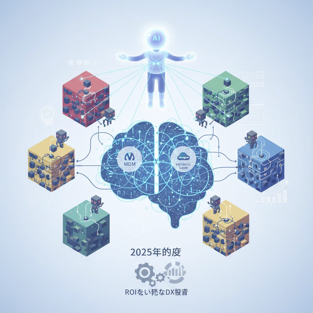 共通言語として再評価されるMDMとセマンティックレイヤー のイメージ