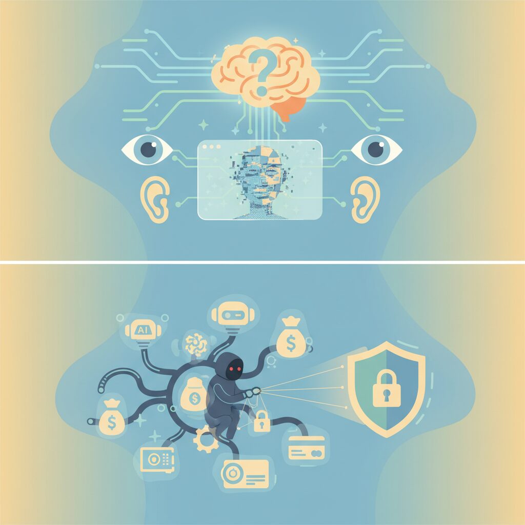 AIエージェント時代のサイバー犯罪と詐欺の産業化 のイメージ