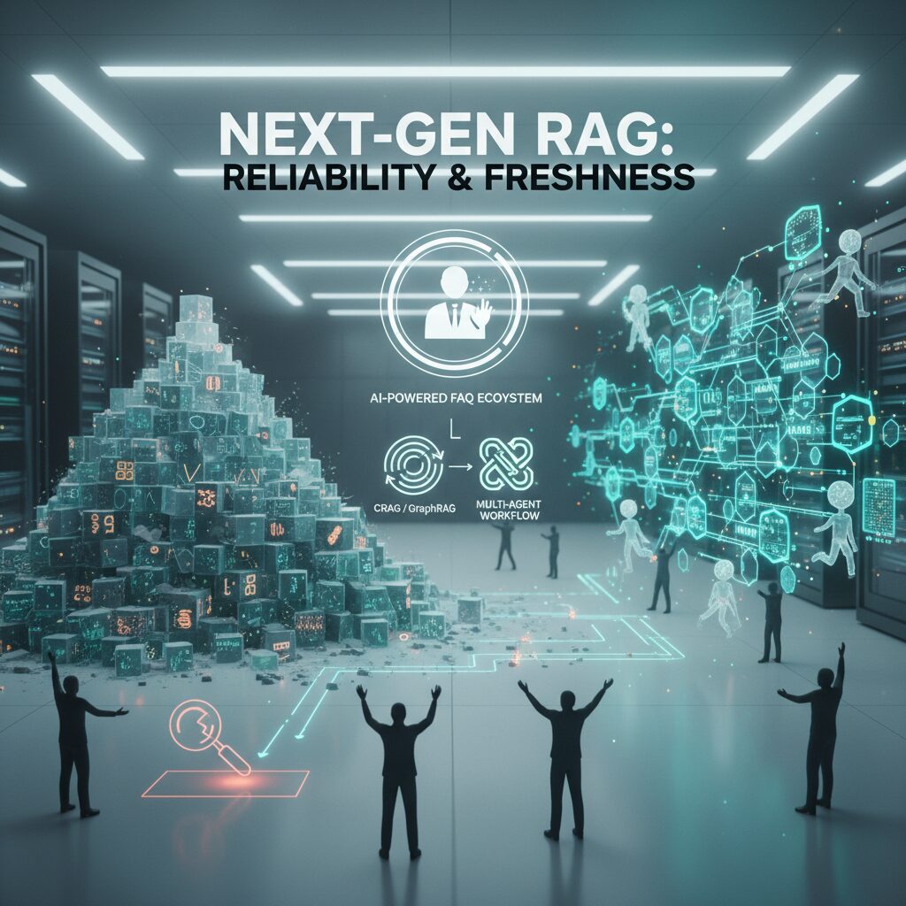 次世代RAGが解決する信頼性と鮮度の課題 のイメージ