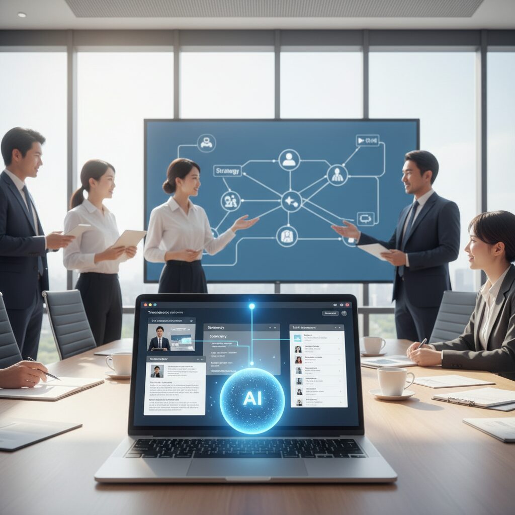 日本企業に広がるAI活用の現状とDXの現在地 のイメージ