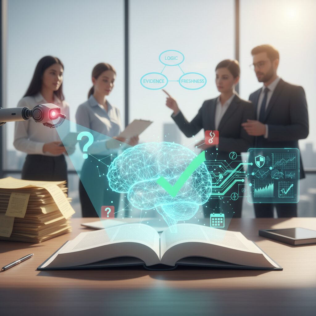 ハイブリッド検索が規程横断理解を可能にする仕組み のイメージ