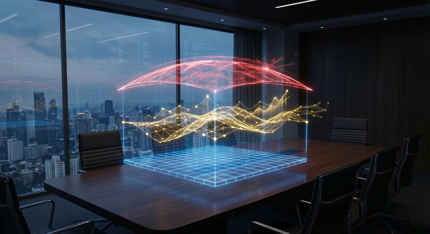 ROIの再定義：コスト削減だけではないHard・Soft・Risk Mitigationの三層モデル のイメージ