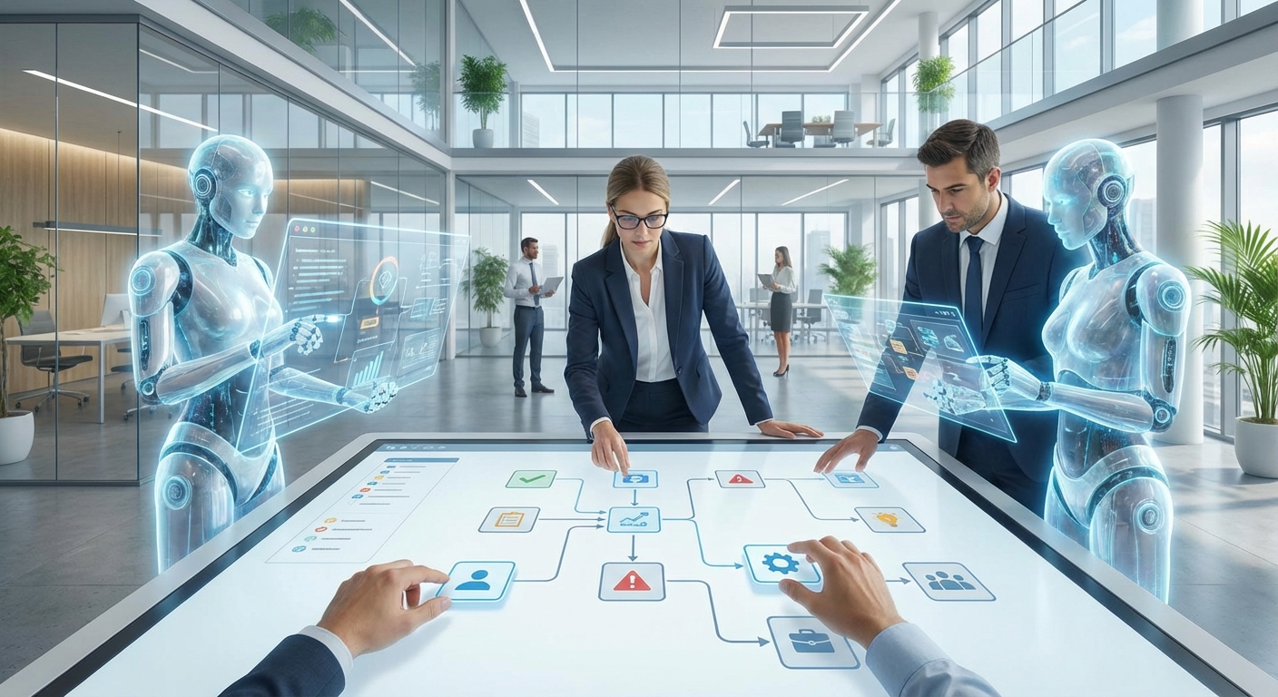 AI TeammatesとAI Studioが実現するノーコード自律化 のイメージ