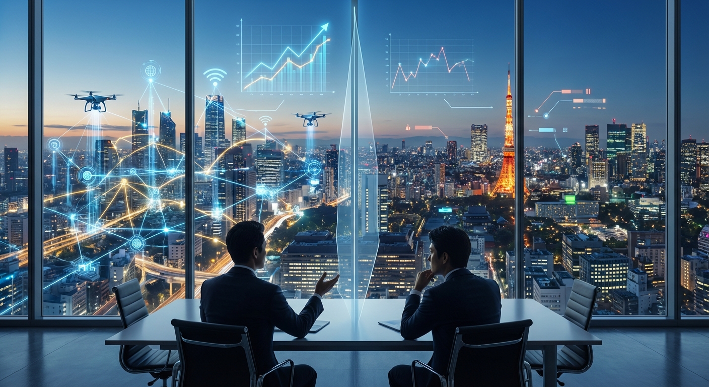 グローバルと日本の導入格差：経営層の認識と成果創出の実態 のイメージ