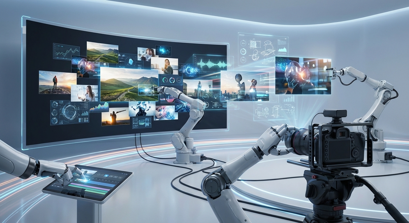 クリエイティブ生成のシステム化：動画AIとマルチモーダル化の最前線 のイメージ